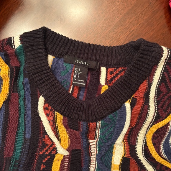 Colorful Knit Patterned Sweater - Picture 6 of 6